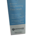 Oxyglow Brightening Face Wash 100ml bottle with Glutathione, Vitamin C, and Niacinamide for a radiant and even skin tone.